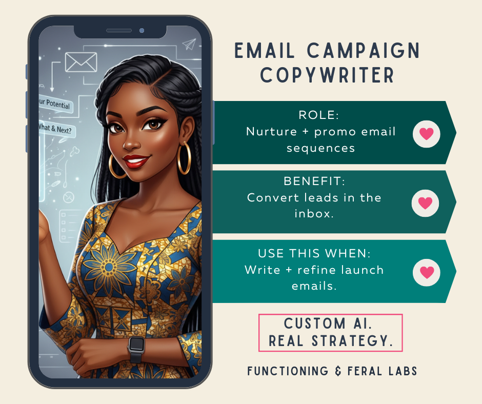 Email Campaign Strategist: "Email Campaign Strategist AI assistant card — builds nurture and promo email sequences that convert leads in the inbox."