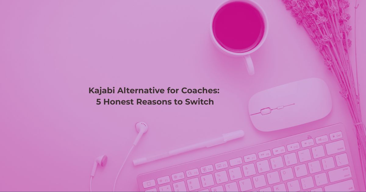 Kajabi alternative for coaches blog post featured image by We Thrive Collective